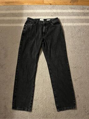 Black Cotton On Straight Jeans